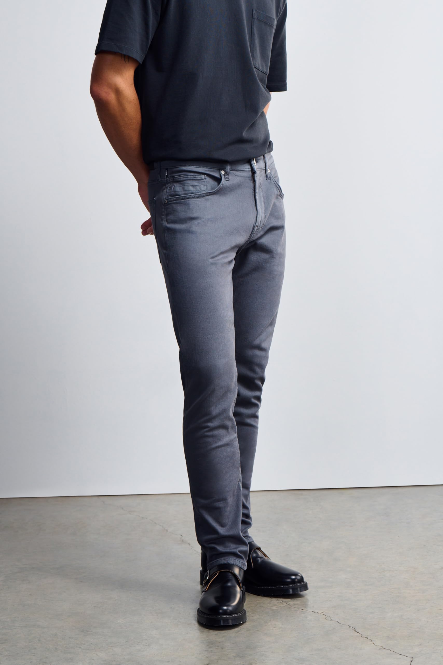 Ride Men's Slim Fit Regular Rise Jeans - Comfortable Stretch Denim Pants for Casual Wear & Everyday Use