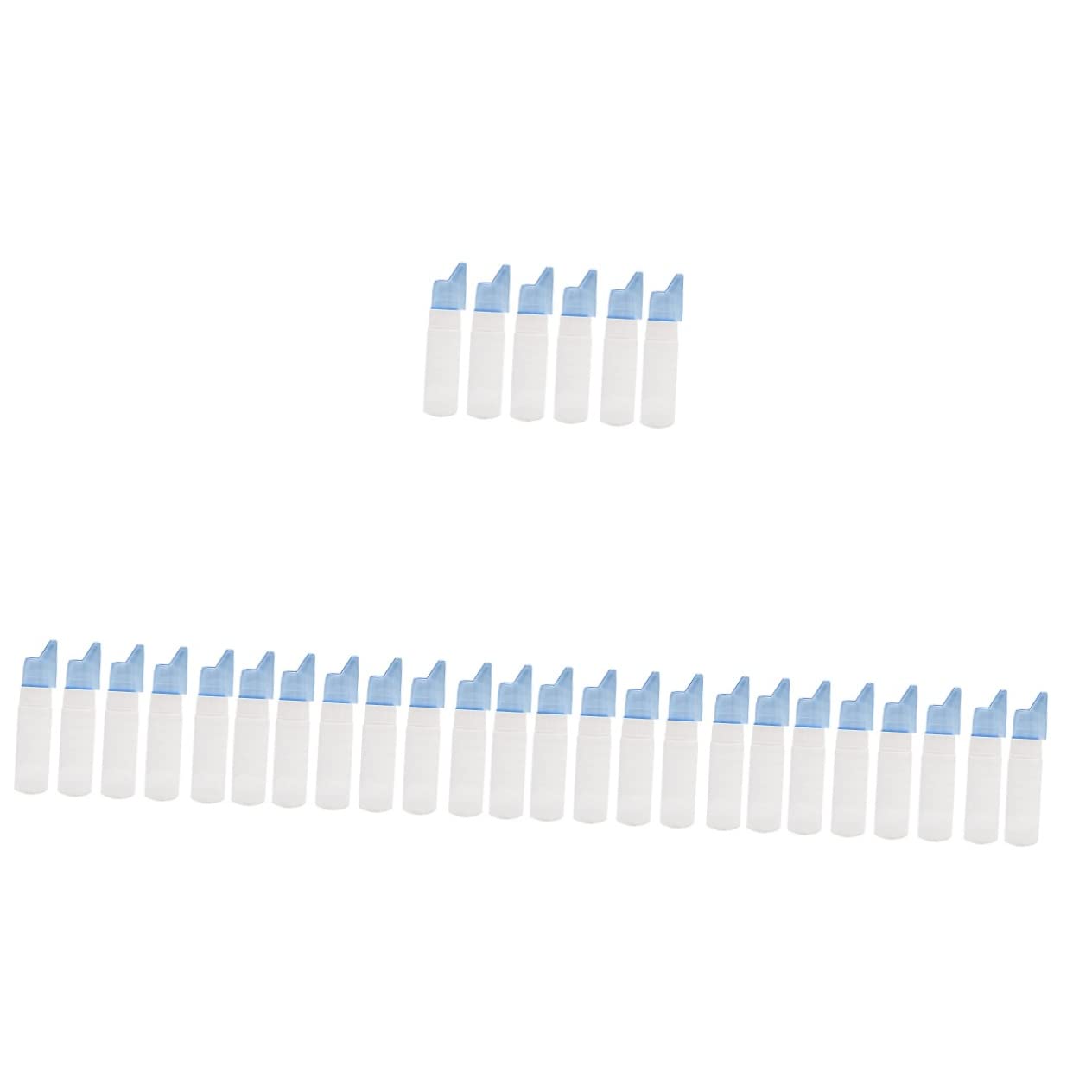 Healeved 30-Pack 70ml Empty Plastic Nasal Spray Bottles – Refillable Mini Mister for Nasal Medications, Essential Oils, Makeup Setting Spray & Travel Liquids – Perfect for Home, Salon, and On-the-Go Use