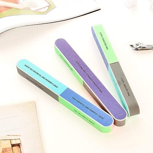 2 Pack 7-in-1 Nail Buffer, File & Shine Kit for Professional Manicure & Pedicure - Perfect for Home Nail Care, Salon Use & Travel Essentials