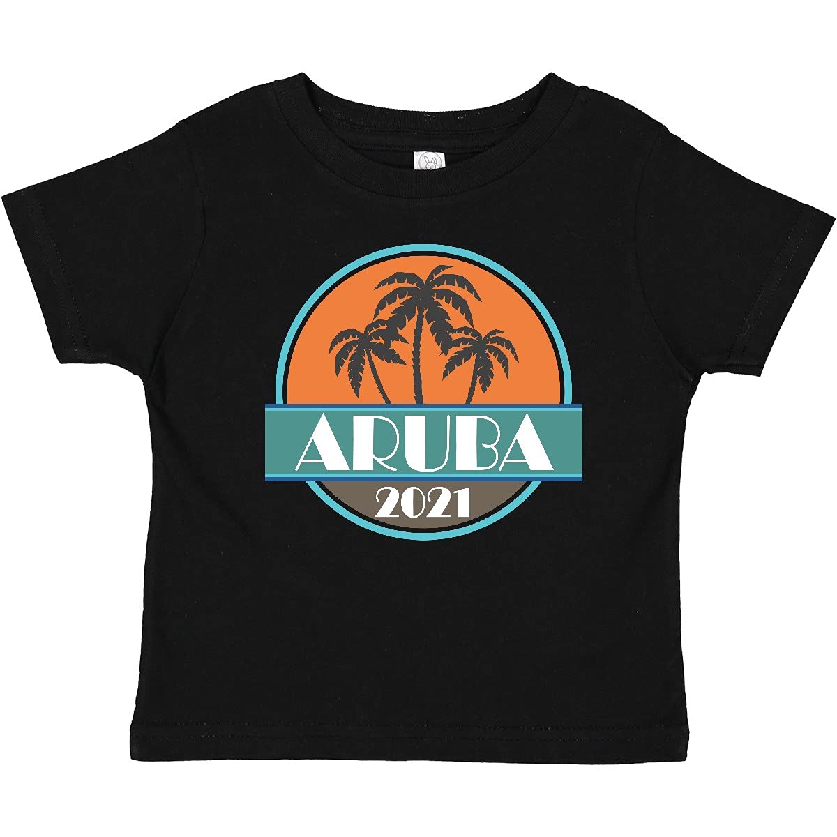 Inktastic Aruba 2021 Vacation Trip Souvenir Baby T-Shirt - Cute Travel Memory Gift for Infants & Toddlers - Perfect for Beach Vacations, Family Photos & Tropical Getaways