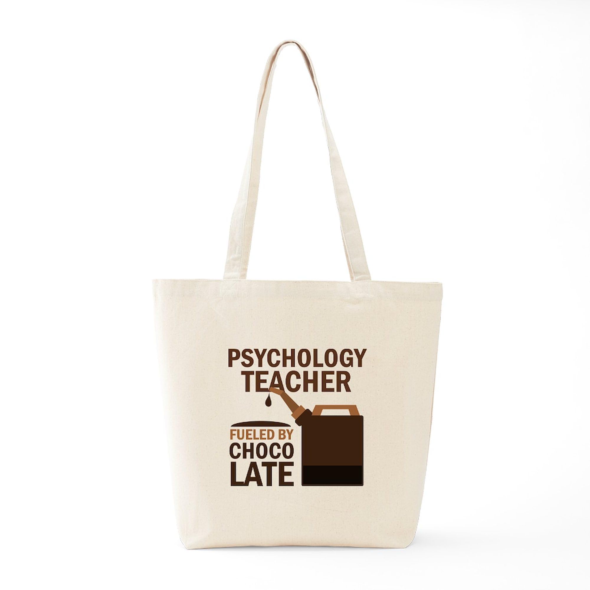 Funny Psychology Teacher Gift Tote Bag - Natural Canvas Reusable Shopping Bag for School, Work & Groceries | CafePress