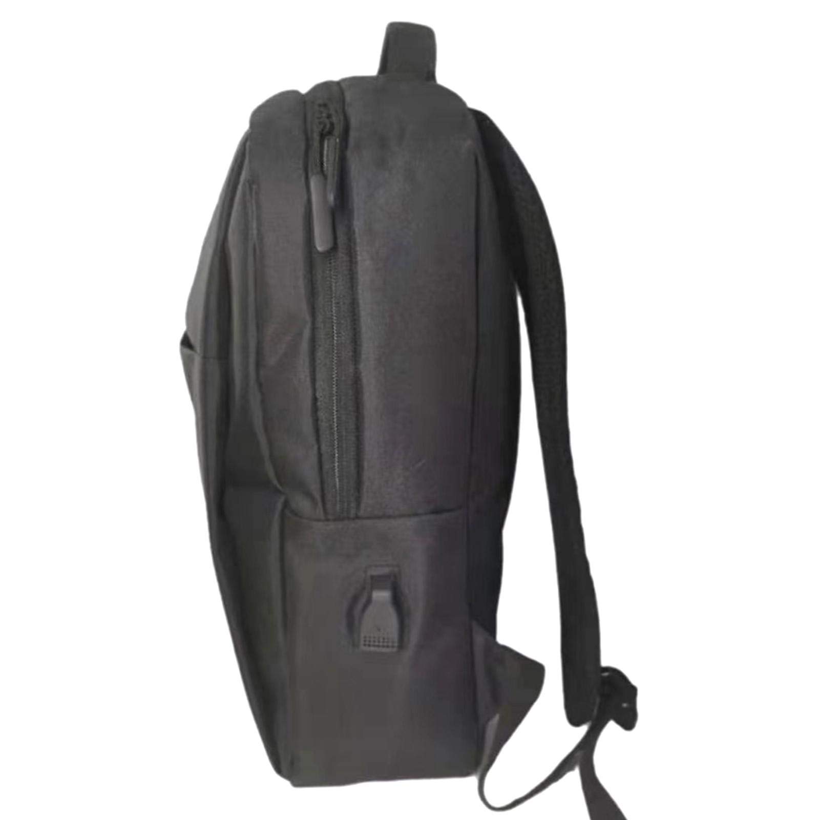 LIMENTAR PS5 Travel Backpack - Waterproof Nylon Gaming Case with USB Charging Port for Playstation 5/PS5 Slim/PS4 Pro - Protective Storage for Console, Controllers & Accessories (Black) - Perfect for Travel, Commuting & Gaming Events