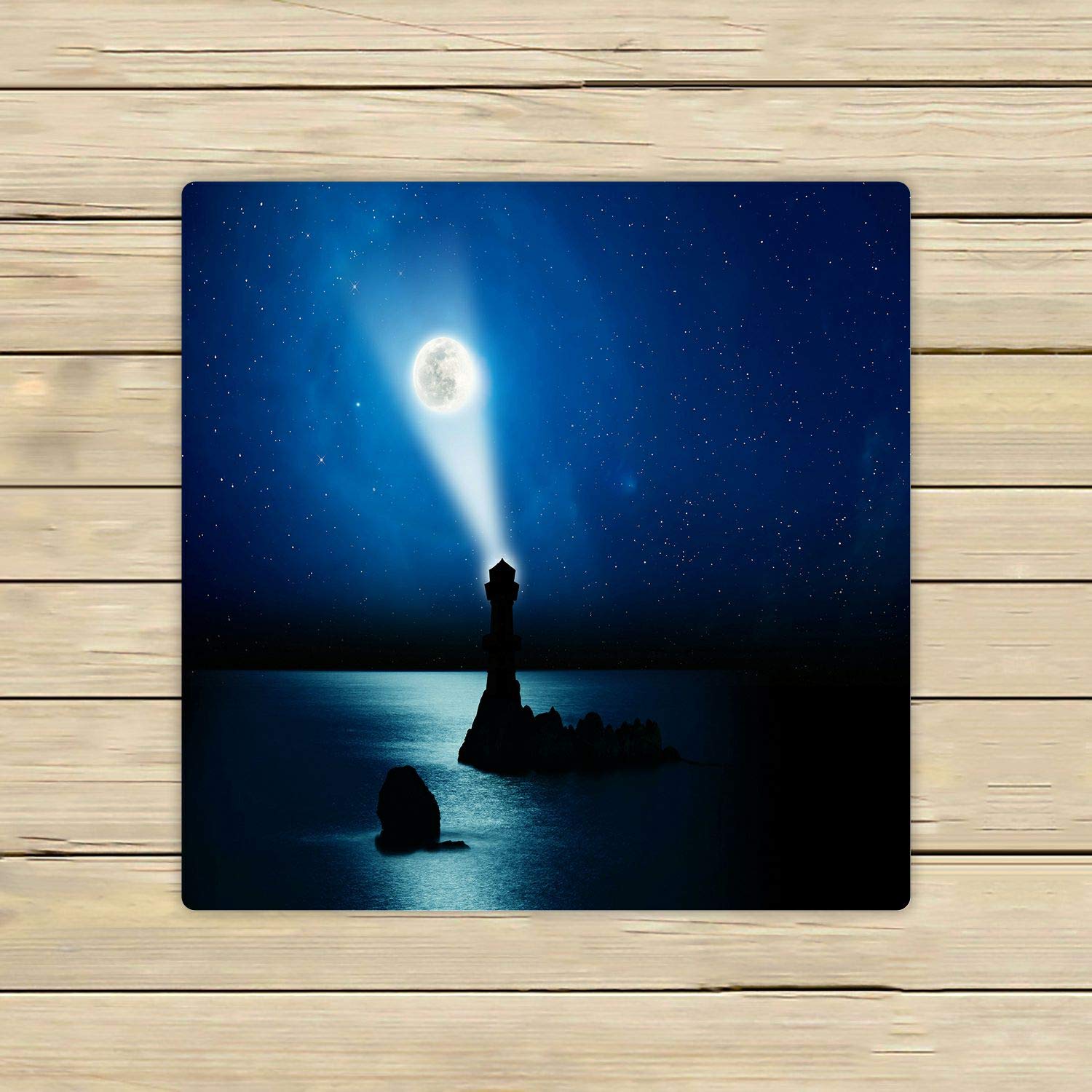 ABPHQTO Moon Rise Up Towels - 13x13 Inch Soft & Absorbent Beach, Bath, Pool, Spa & Travel Towel for Sports, Gym & Outdoor Activities