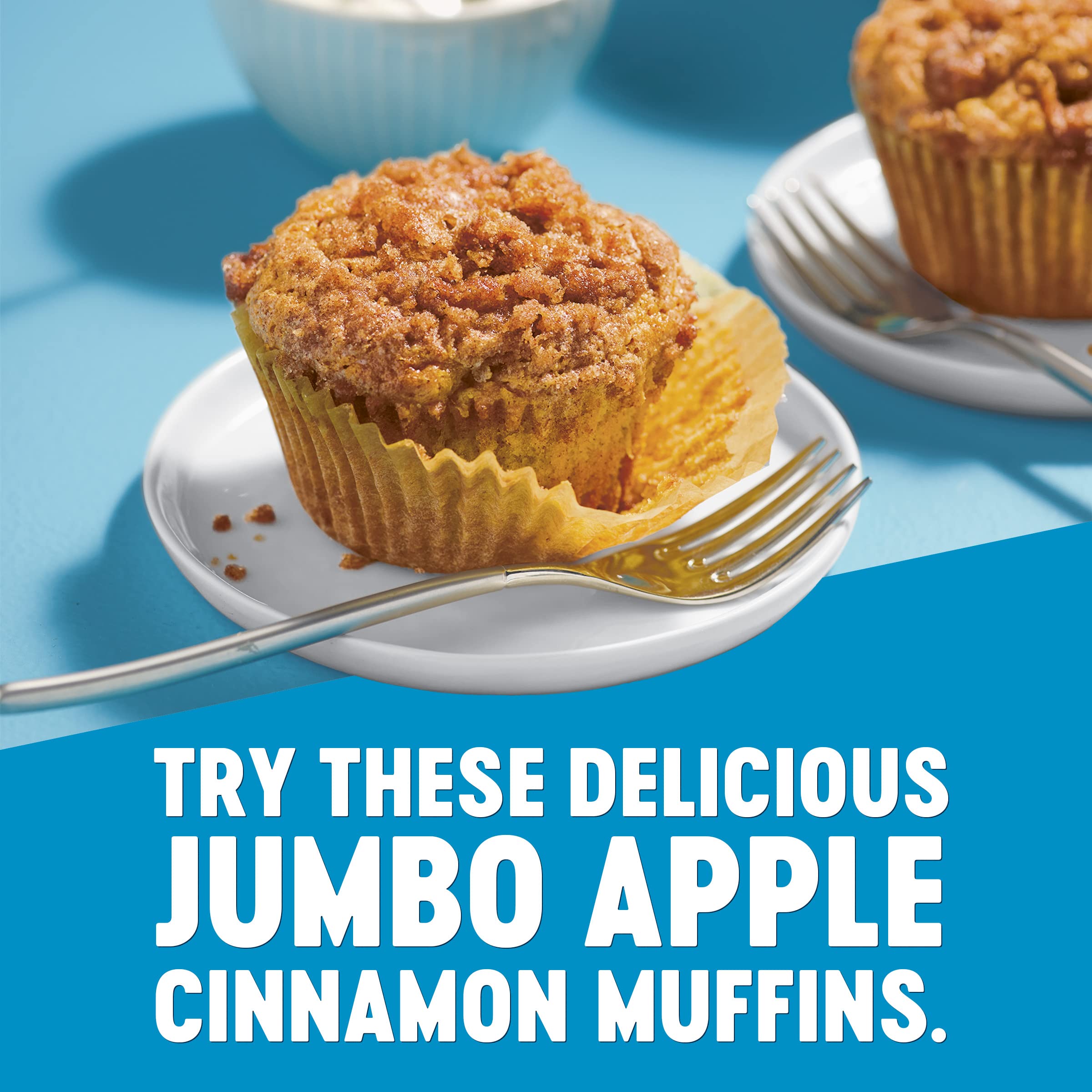Krusteaz Gluten Free Cinnamon Swirl Crumb Cake & Muffin Mix - 20 oz (Pack of 8) | Easy Baking Mix for Breakfast, Dessert & Snacks | Perfect for Holidays, Parties & Family Gatherings