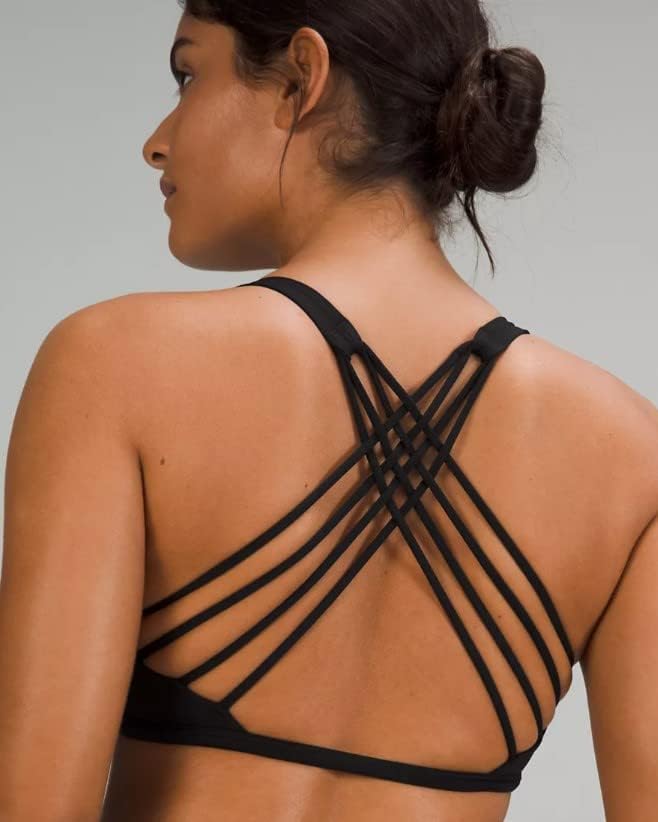 lululemon Free to Be Wild Strappy Sports Bra - High Support Workout Top for Yoga, Running & Gym - Breathable Comfort for Active Women