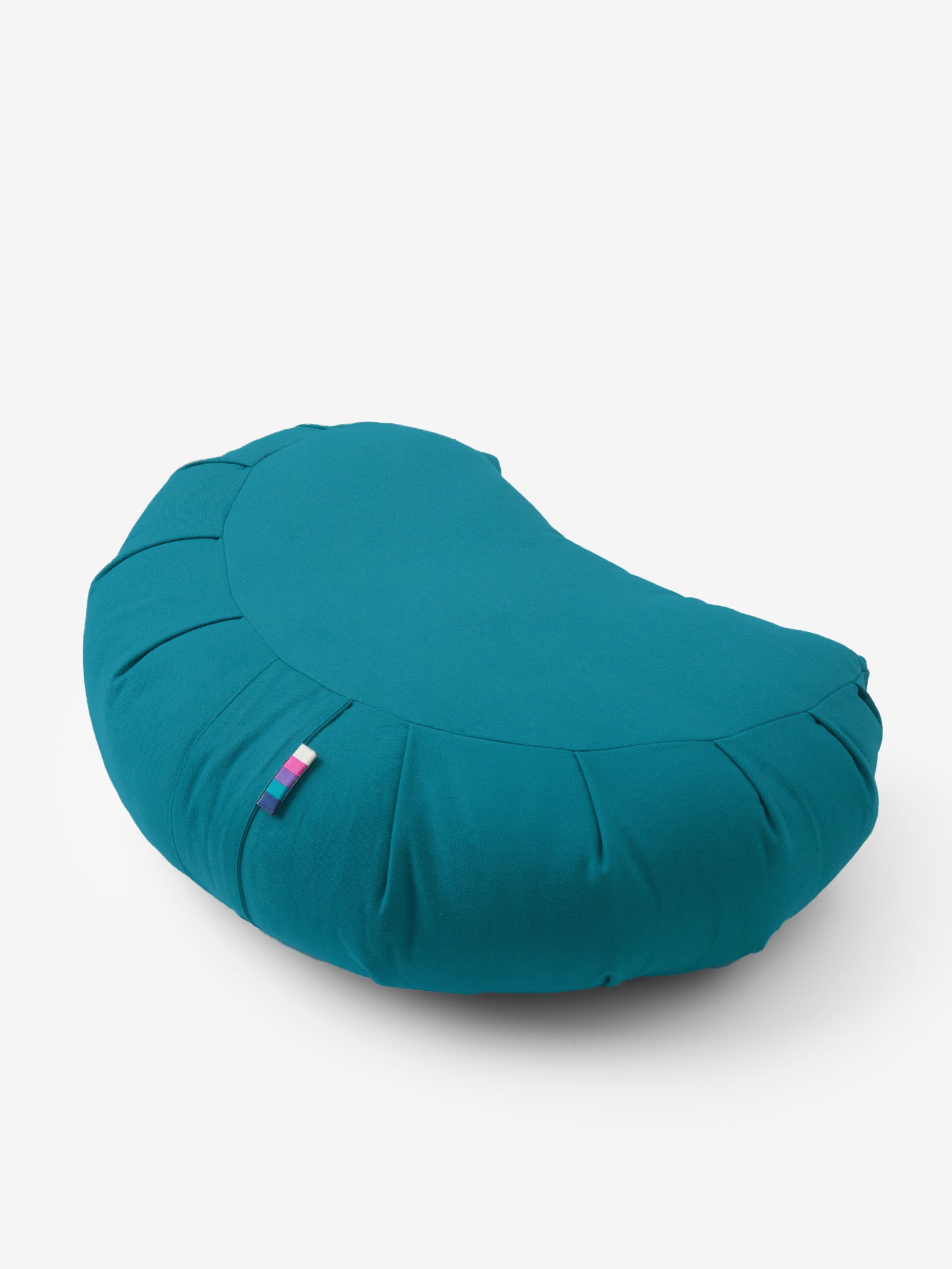 Yogamatters Organic Cotton Crescent Meditation Cushion - Set of 10 for Yoga Studios, Meditation Classes & Home Practice | Eco-Friendly Yoga Bolster for Comfortable Seating