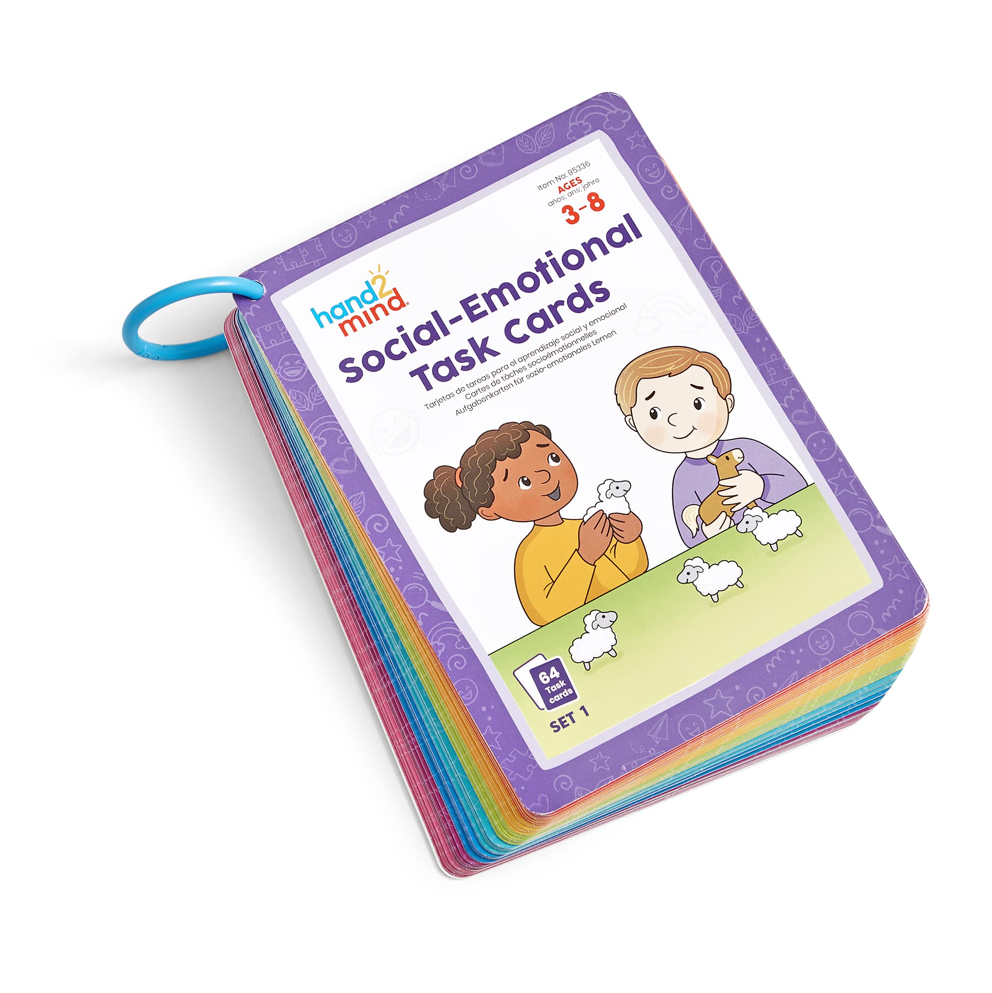 Social Emotional Learning Cards for Kids Ages 3+ | Play Therapy & Conversation Starters | Classroom & Home Use