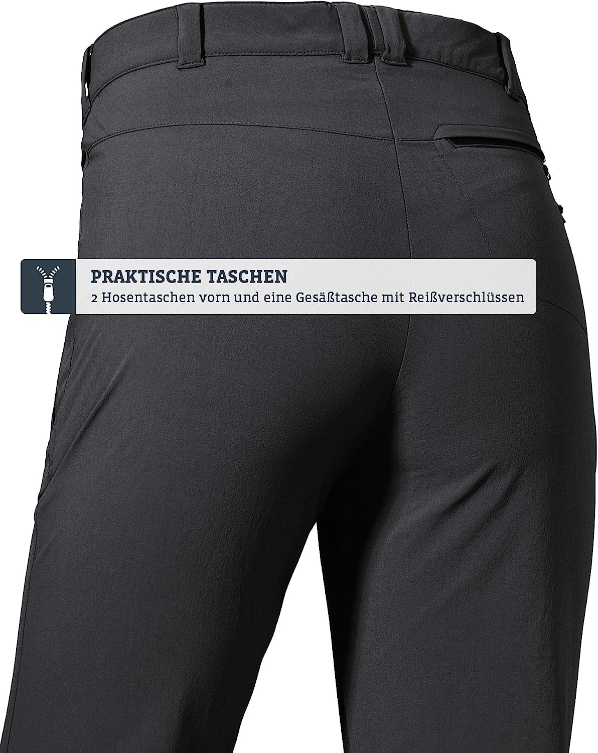 Schöffel Women's Engadin1 Zip-Off Convertible Hiking Pants - Lightweight Quick-Dry Outdoor Travel Pants for Hiking, Camping & Travel Adventures