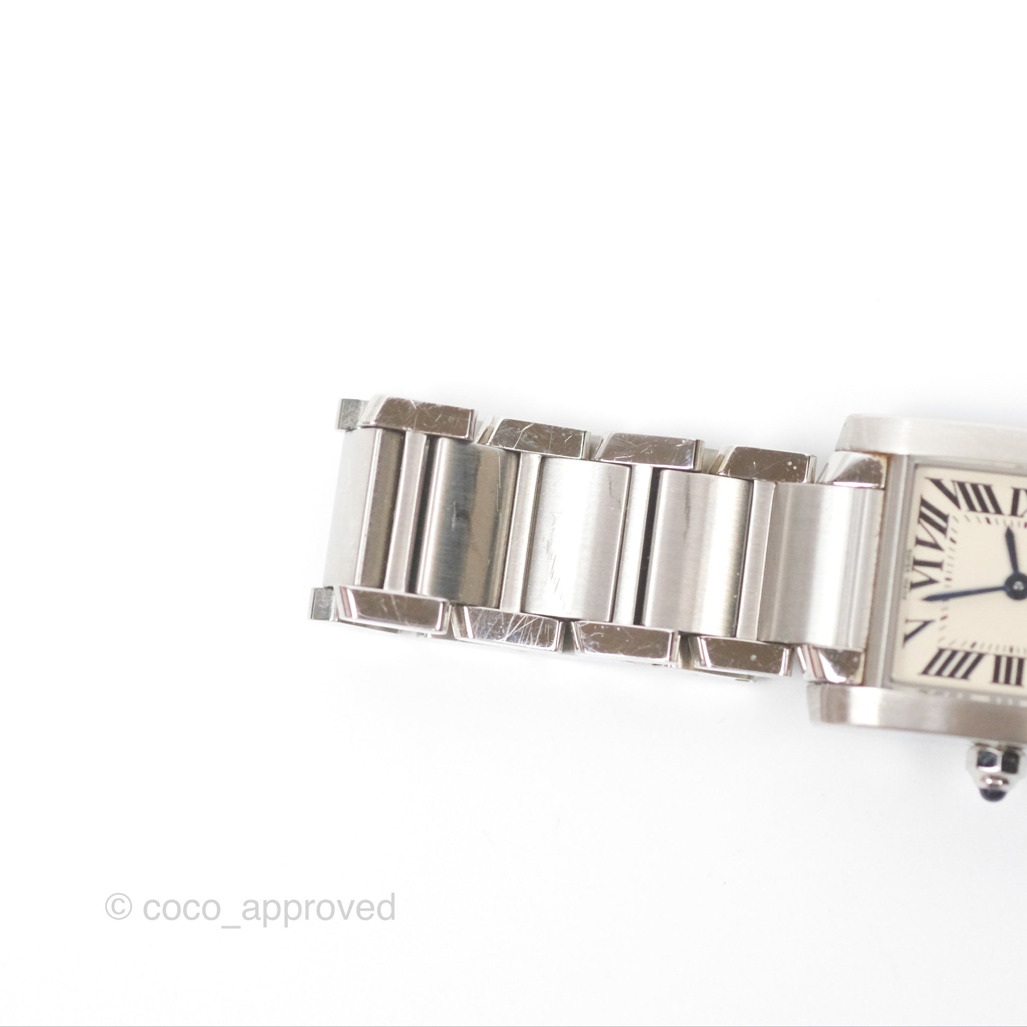 Cartier Steel Tank Francaise Watch for Women - Small Model Luxury Dress Watch - Perfect for Business, Formal Events & Everyday Elegance