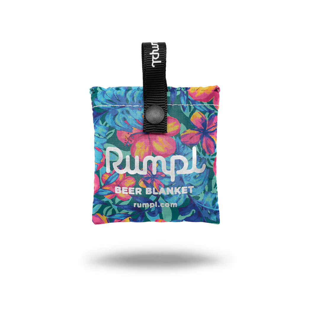 Blue Hawaii Beer Blanket - Insulated & Cozy for Outdoor Parties, Beach Picnics, and Tailgating