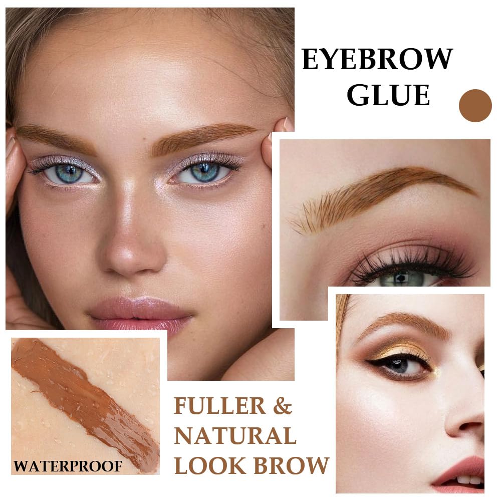 Kaely Thickening Brow Mascara - Waterproof Tinted Eyebrow Gel for Natural Looking Brows, Vegan & Cruelty-Free Eyebrow Makeup (03 Auburn) - Perfect for Daily Use, Special Occasions & On-The-Go Touch Ups