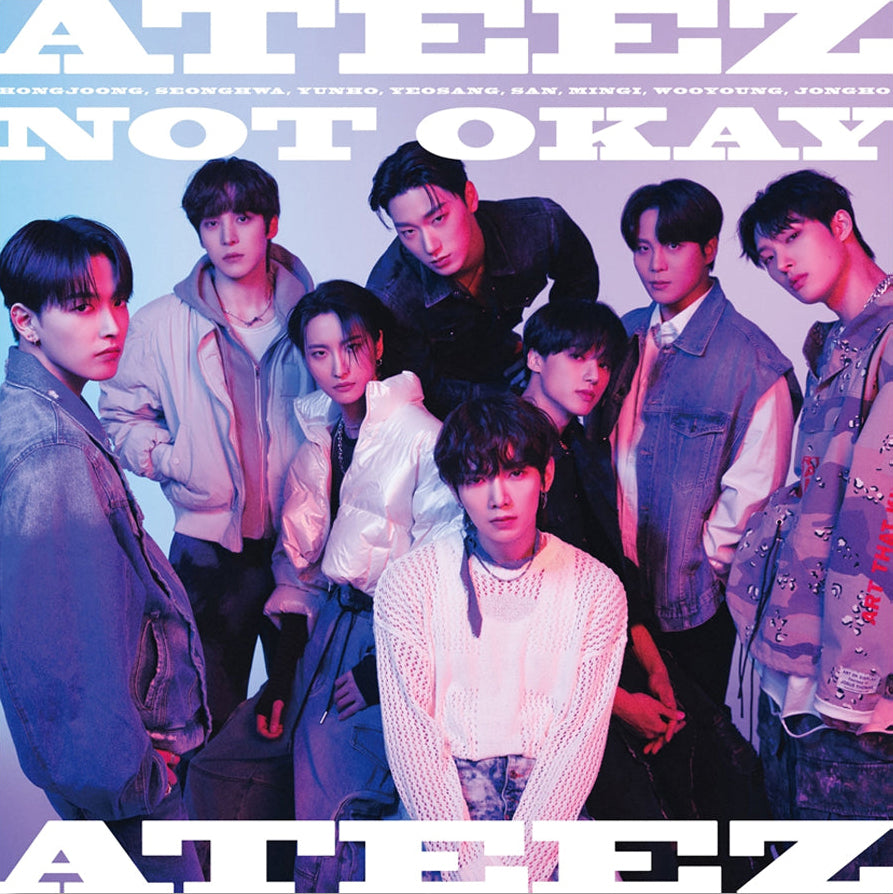 ATEEZ 3rd Japanese Single 'NOT OKAY' Limited Edition CD - K-Pop Album for Fans, Collectors & Music Lovers - Perfect for Gifts, Concerts & K-Pop Collections