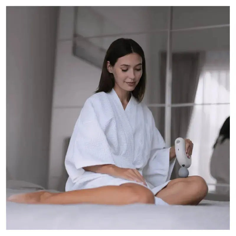 Portable Deep Tissue Massager - Aura Mini Massage Gun for Muscle Pain Relief & Recovery | Perfect for Athletes, Gym Workouts & Home Use