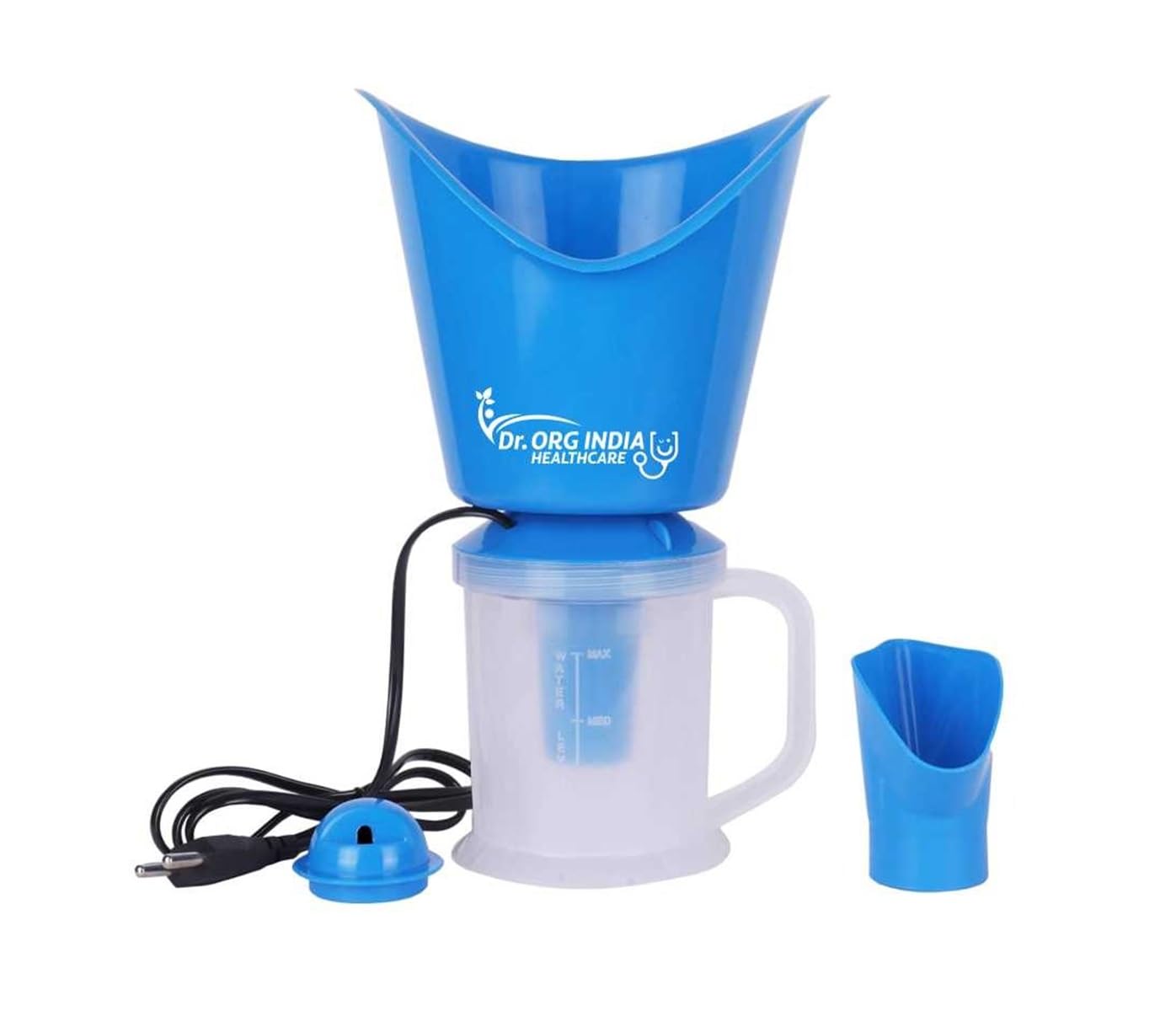 3-in-1 Organic Steam Vaporizer for Face & Inhalation - Facial Steamer & Cold Relief Vapor Machine for Adults | Perfect for Skincare Routine, Sinus Relief, and Cough Treatment at Home