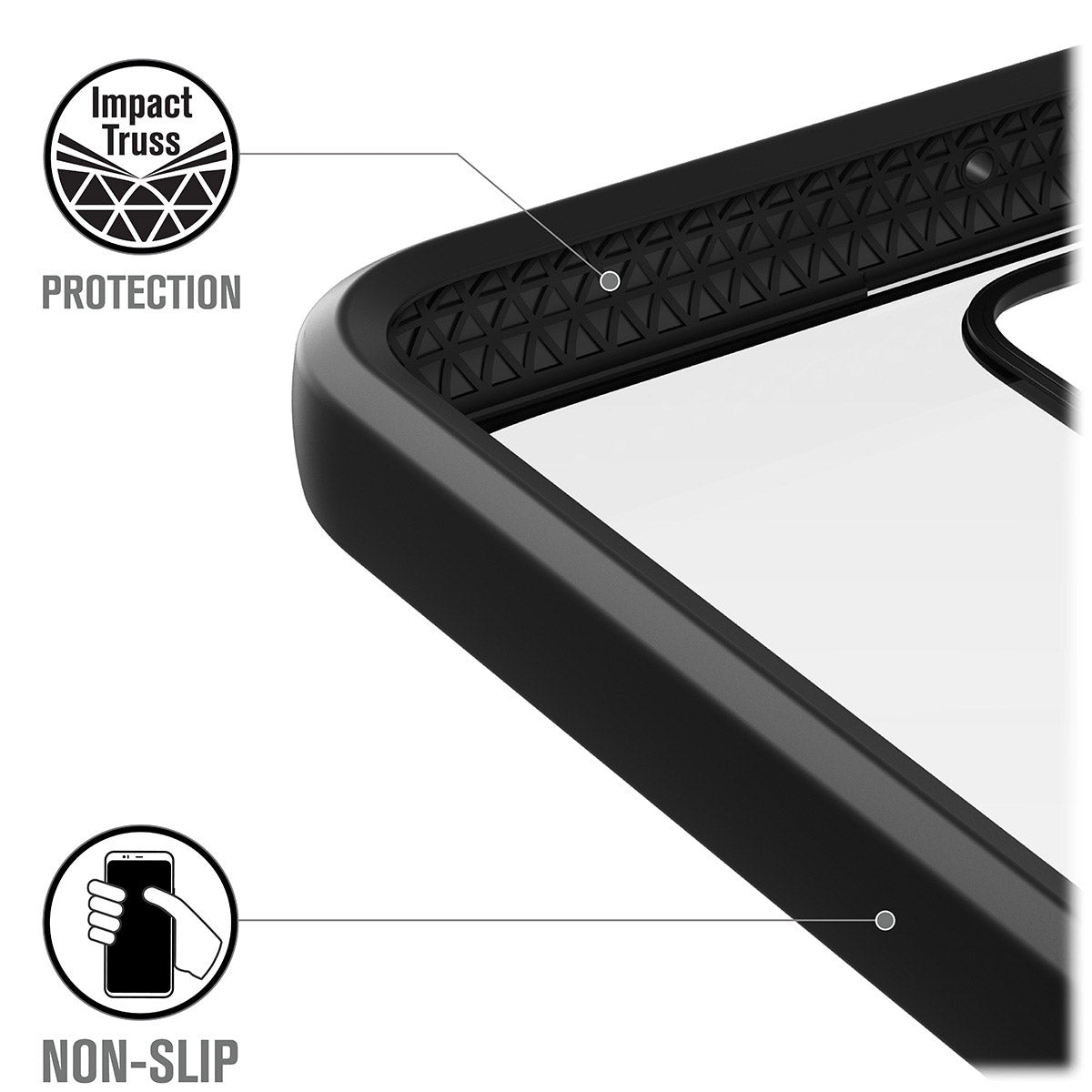 Google Pixel 4 Shockproof Case - Slim Protective Cover with Military-Grade Drop Protection - Perfect for Work, Travel & Outdoor Activities