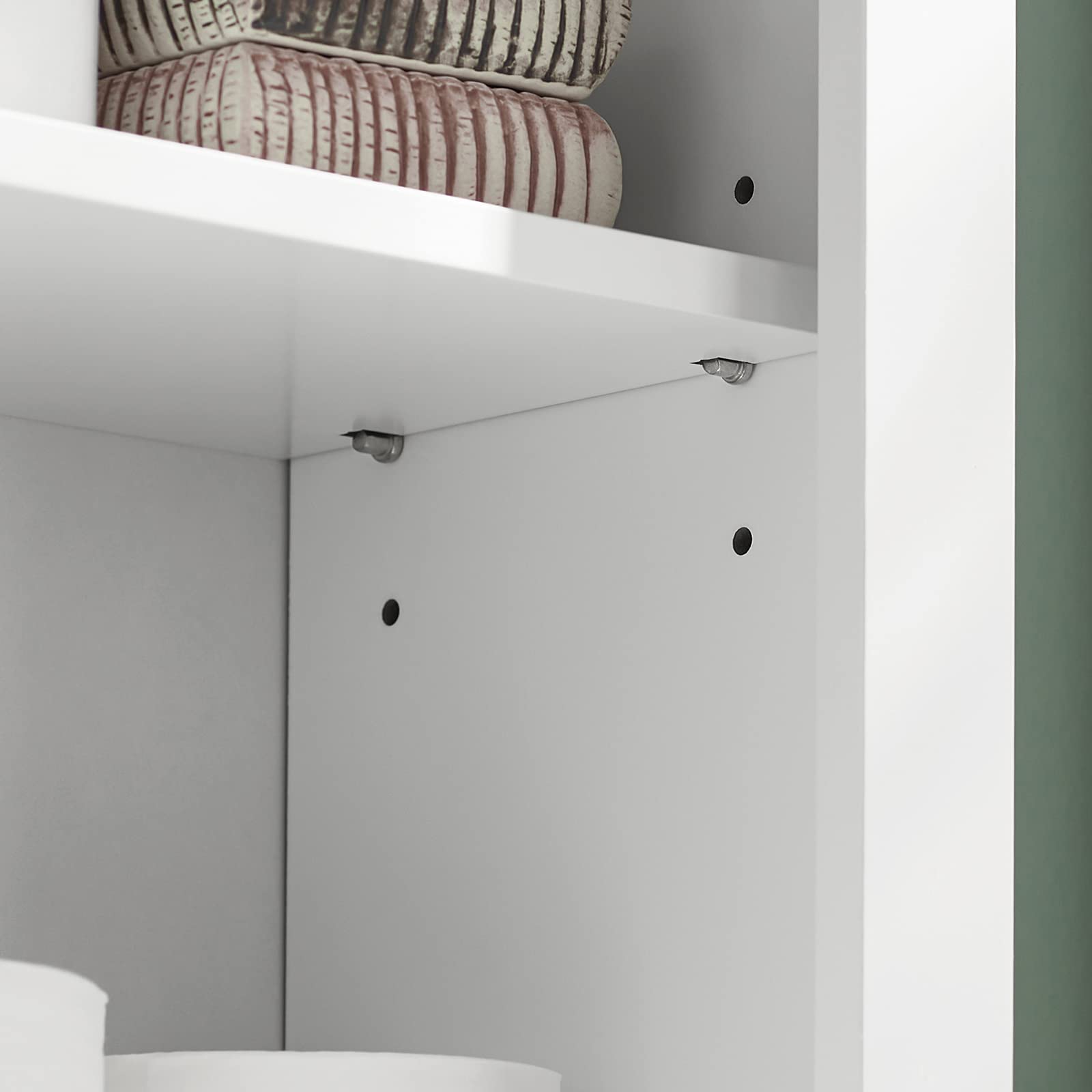 SoBuy BZR71-W Wall Mounted Bathroom Medicine Cabinet with Sliding Door - 26.8