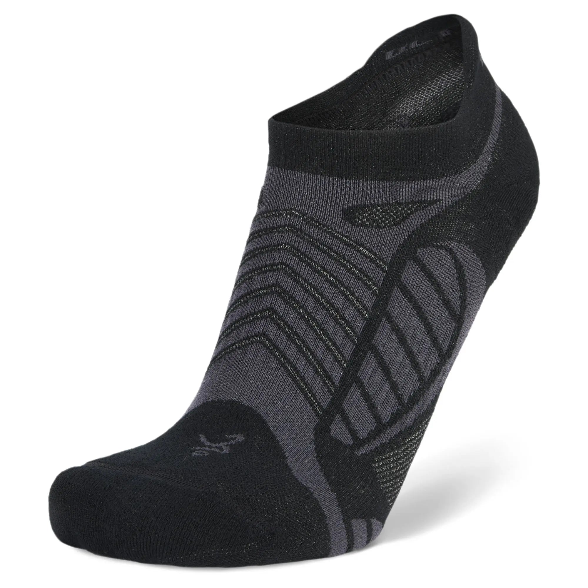Balega No Show Ultra Light Running Socks for Men & Women - Breathable, Cushioned, Low Cut Athletic Socks for Gym, Jogging, Hiking - Black