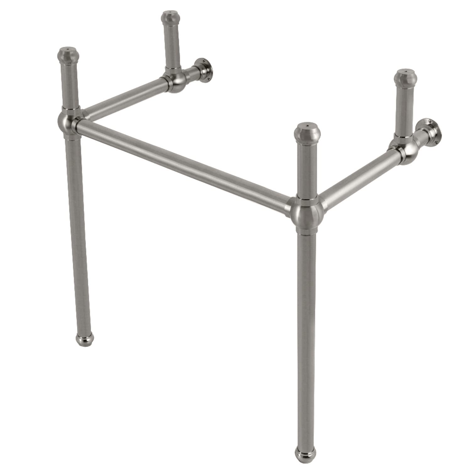 Kingston Brass VBH281833BN Addington Brushed Nickel Console Sink Legs - Modern Bathroom Vanity Support for Farmhouse & Traditional Decor