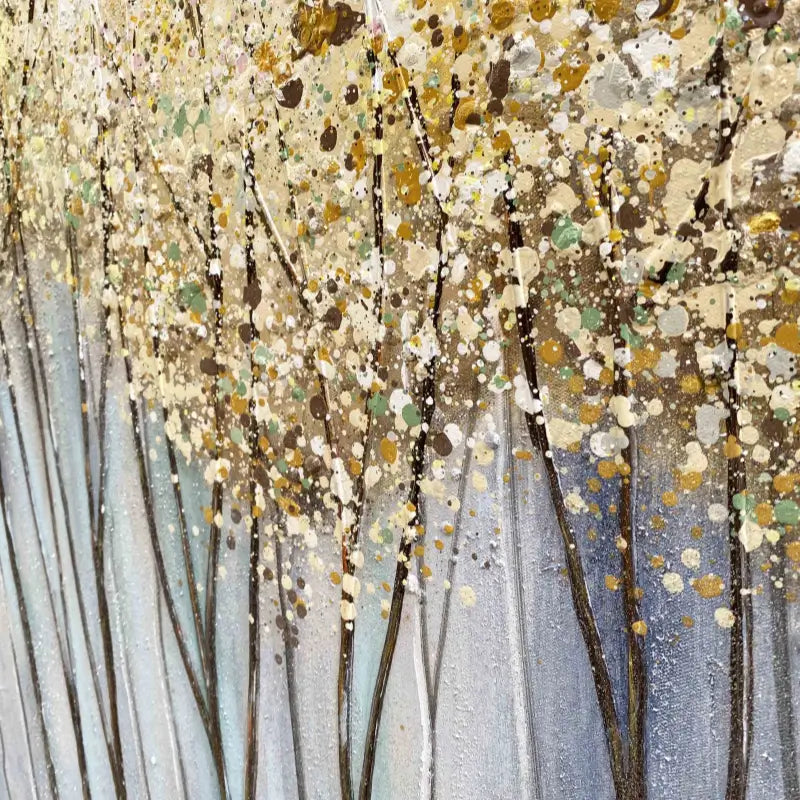 Beautiful Flower and Tree Painting #FT024 - Elegant Wall Art for Home, Office, and Living Room Decor