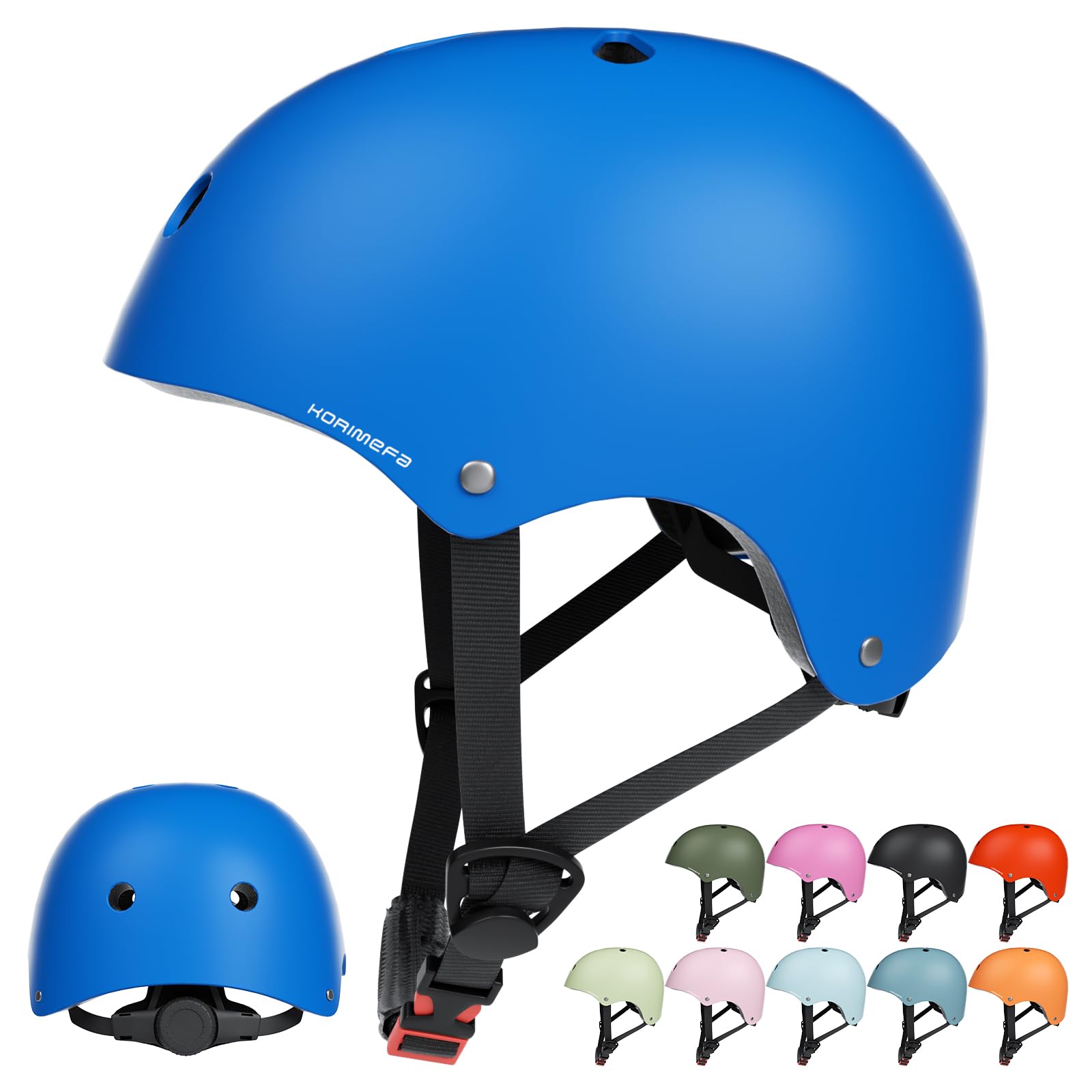 KORIMEFA Kids Bike Helmet for Boys & Girls Ages 3-13 - Safety Certified for Cycling, Scooter, Skateboard & Roller Skating - Lightweight Adjustable Youth Helmet for Outdoor Sports & Playground Activities