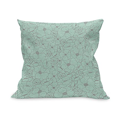 Almond Green and Taupe Grey