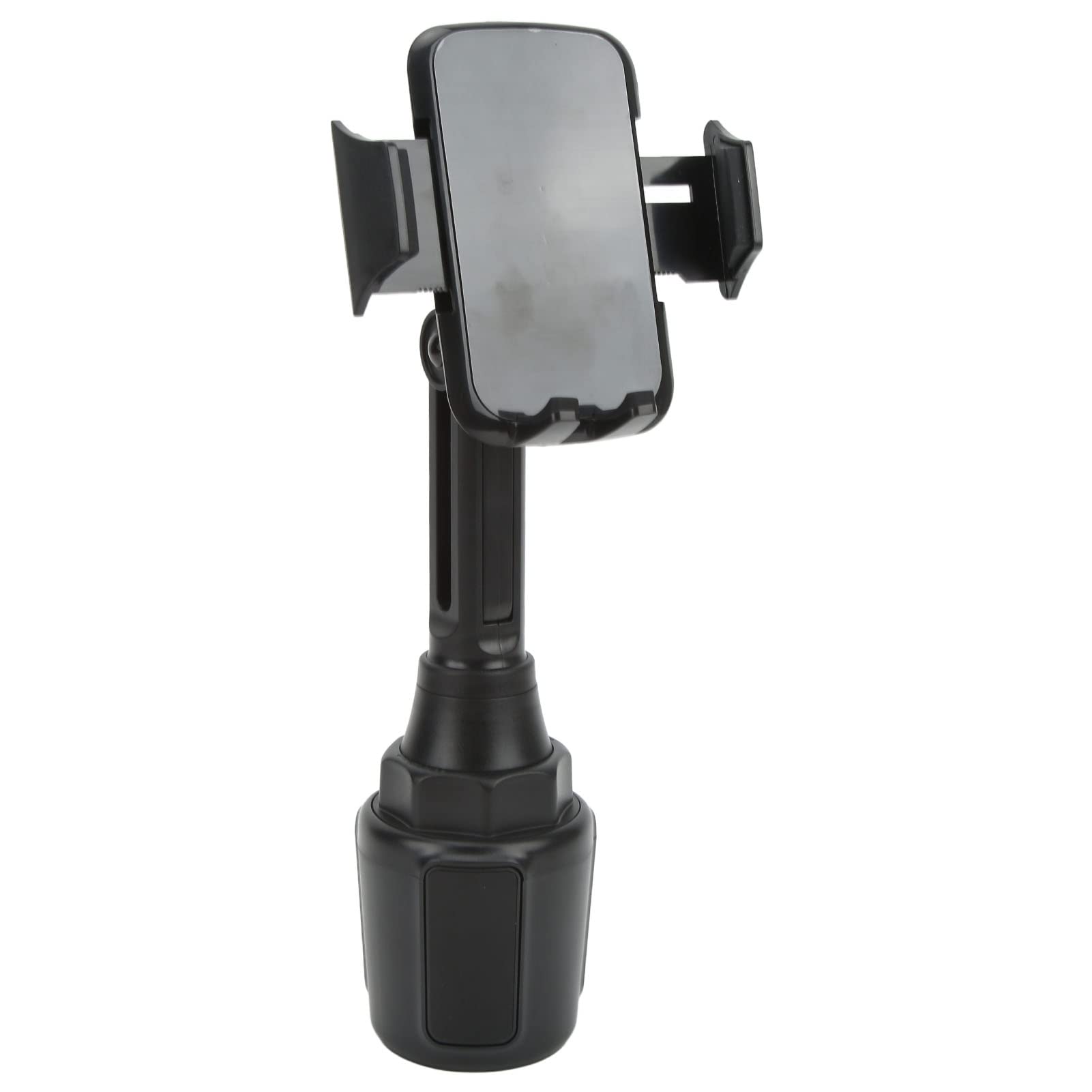 Durable Long Neck Car Phone Holder - Adjustable Height Cup Mount for iPhone & Android - Perfect for Driving, Commuting & Road Trips - Black