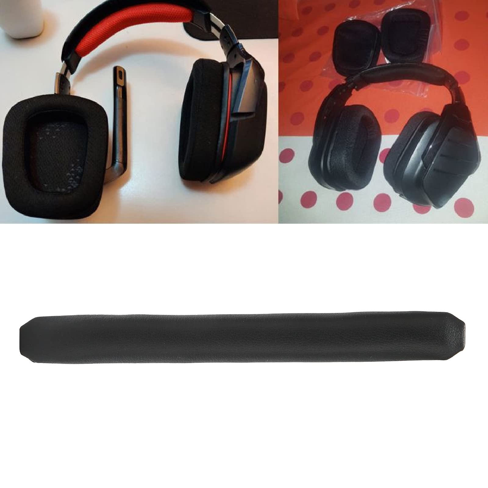 AKG Y50 Replacement Headband Cushion Pad - Soft Sponge & Artificial Leather Head Beam Repair Parts for Over-Ear Headphones | Comfort Upgrade for Gaming, Music & Office Use