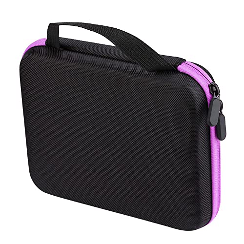 Premium EVA Essential Oil Organizer - Travel-Friendly Essential Oil Holder for Aromatherapy, Storage & Moving (Purple) | Perfect for Home, Office, Yoga & Spa Use