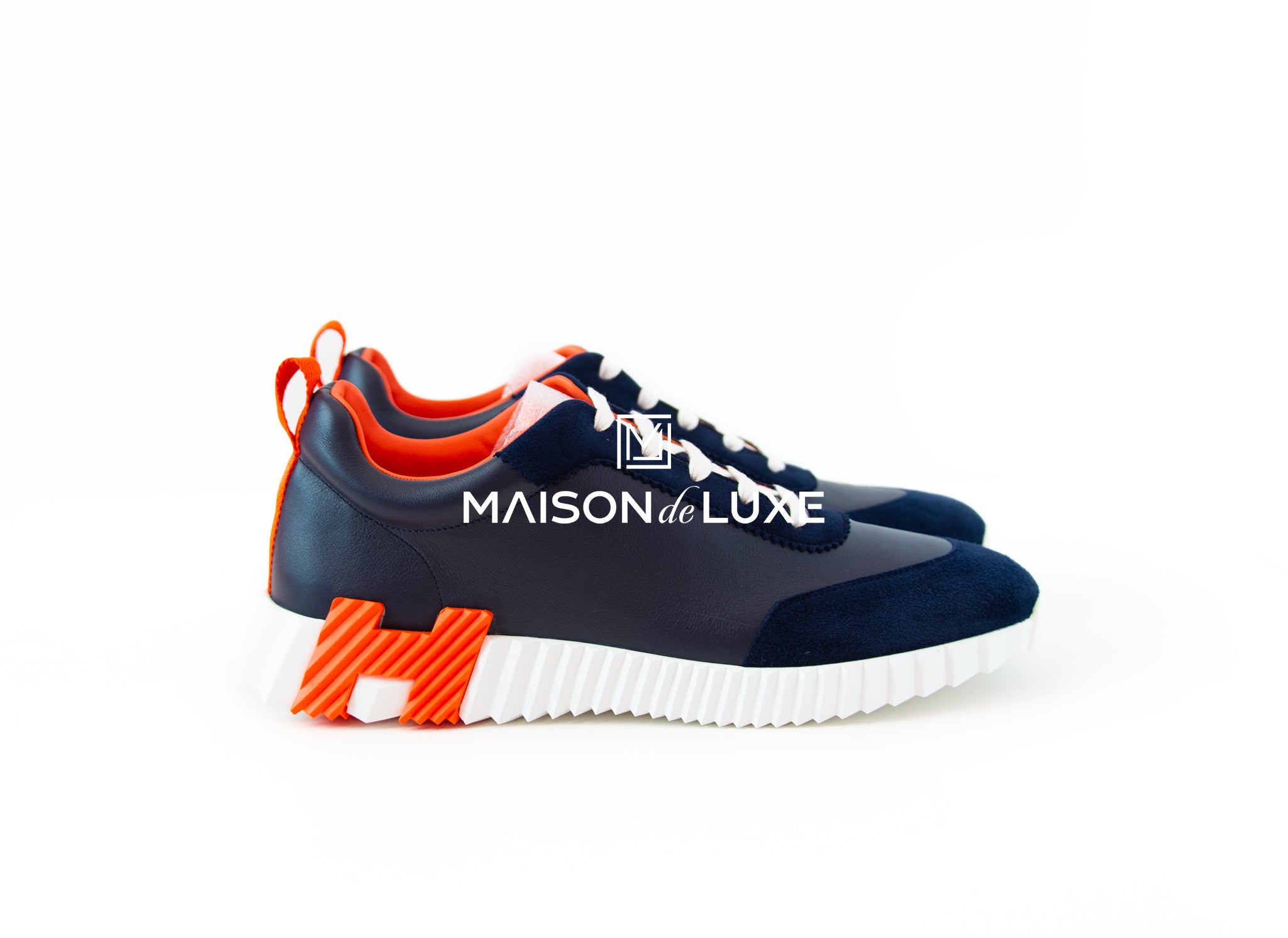 Hermes Men's Blue Bouncing 44 Sneakers - Luxury Casual Shoes for Men | Comfortable Walking & Fashion Streetwear