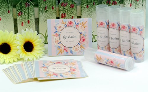 Lip Balm - Light Blue & Pink Floral