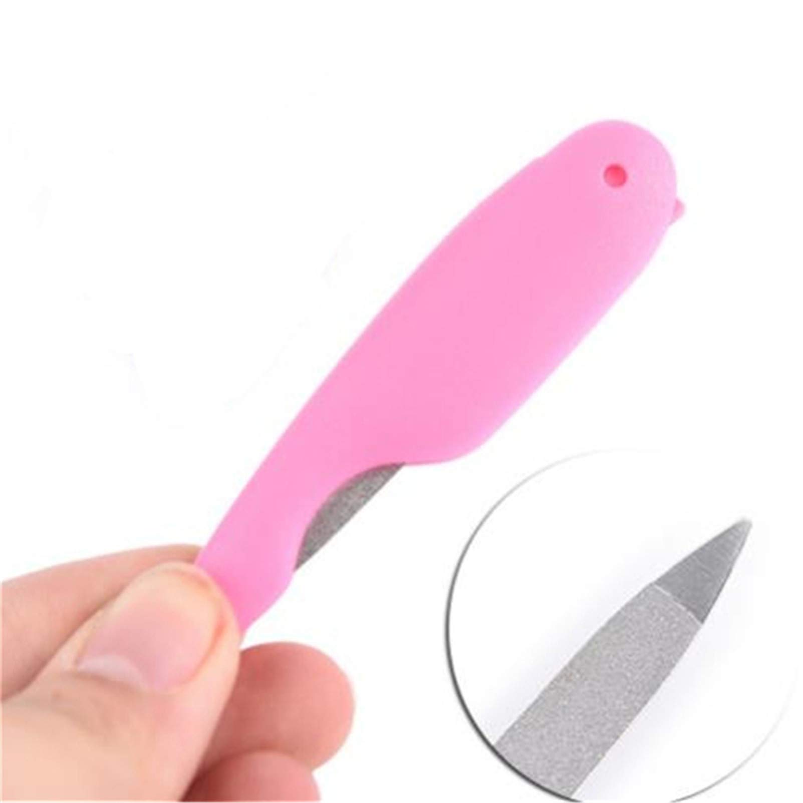 Professional Collapsible Double-Sided Nail File for Manicure & Pedicure - Portable Nail Care Tool for Home, Travel & Salon Use