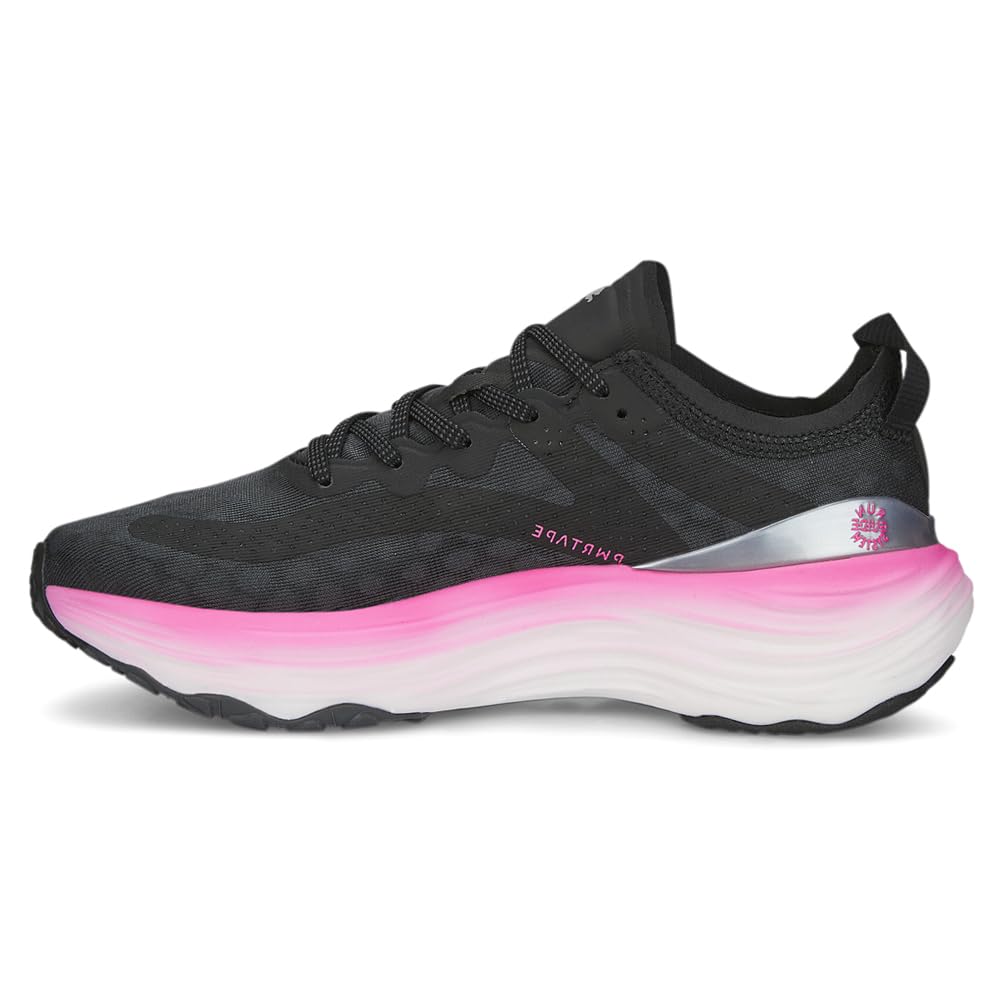 PUMA Women's Foreverrun Nitro Running Shoes - Black - Size 9 M - Lightweight Cushioned Sneakers for Jogging, Gym Workouts & Daily Walking