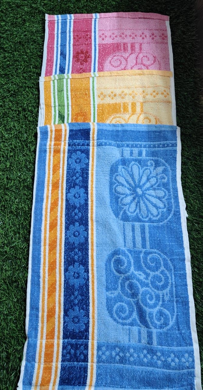 3-Pack Premium 100% Cotton Multi-Purpose Kitchen & Face Towels - Soft, Absorbent & Durable for Cooking, Cleaning & Skincare