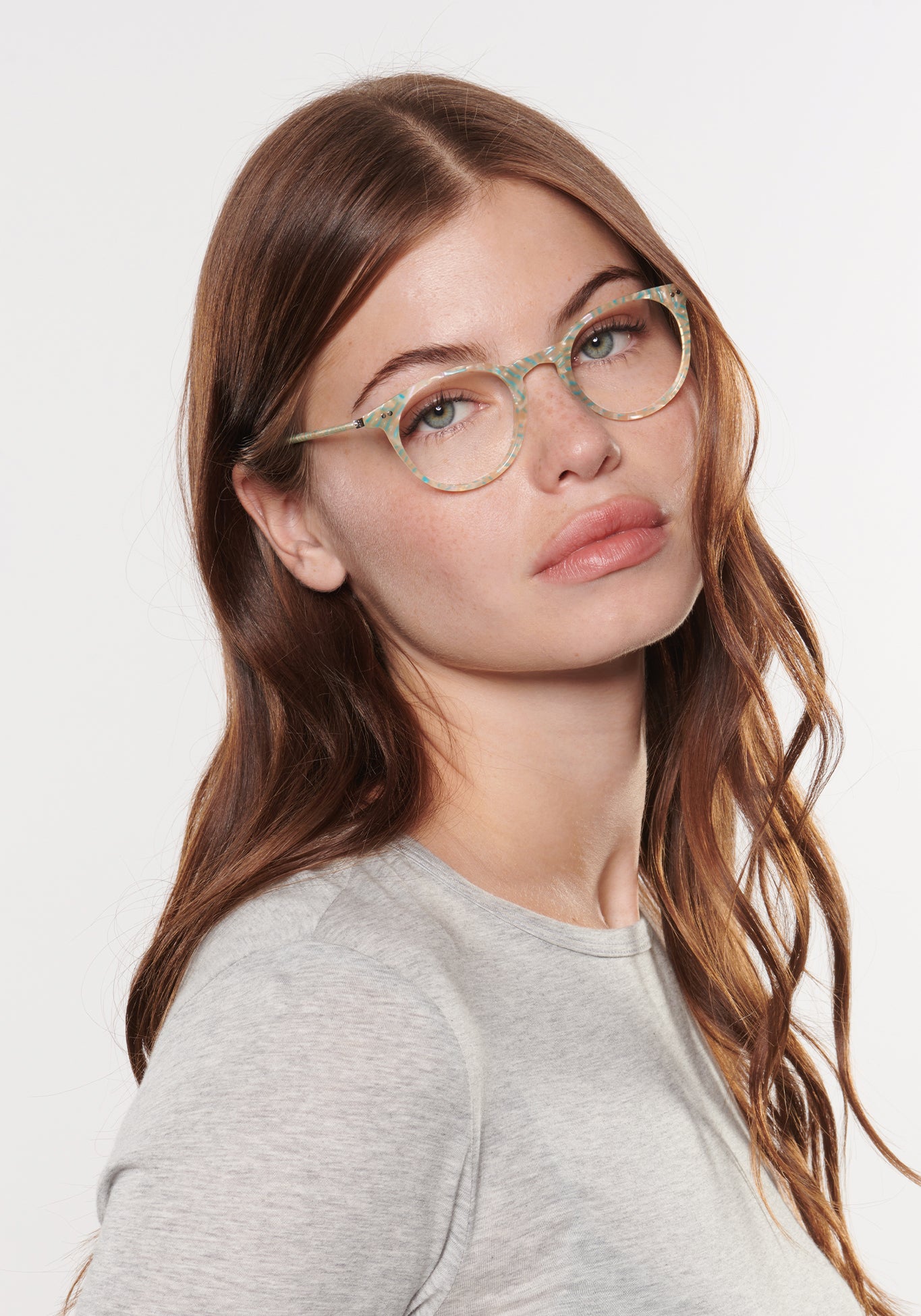Lisbon Heishi Beaded Eyeglass Chain - Stylish & Adjustable Reading Glasses Holder for Women & Men - Perfect for Reading, Work, and Outdoor Activities