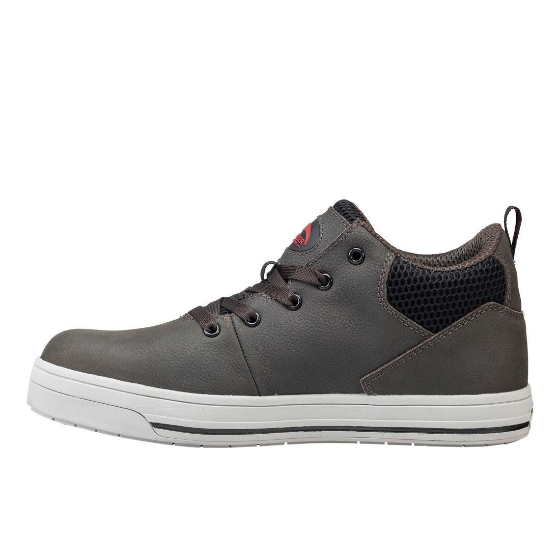Swarm Aluminum Toe SD10 Safety Work Shoes for Men - Grey Slip Resistant Industrial Boots for Construction, Warehouse & Outdoor Work