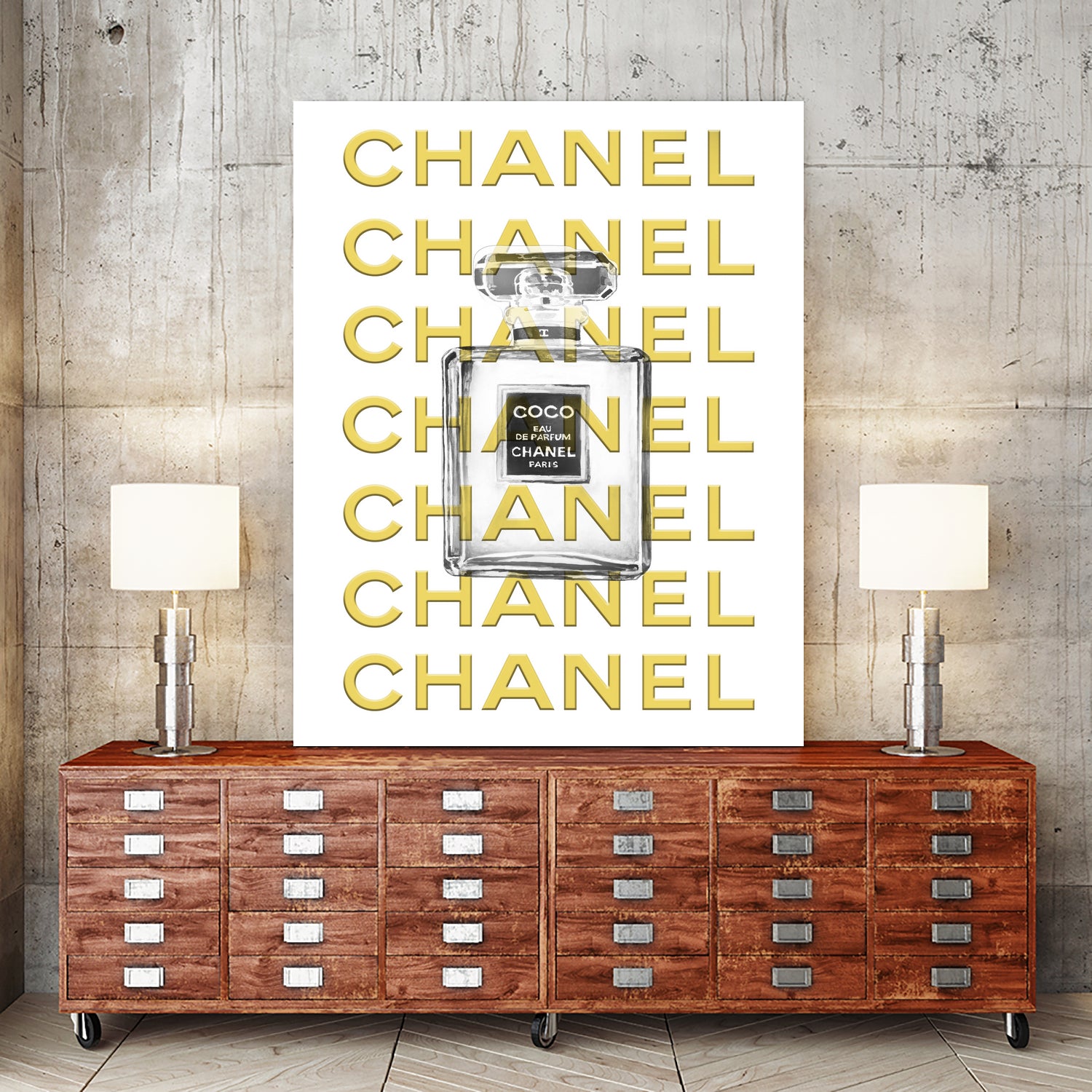 Chanel Perfume Fashion Poster - Elegant Fragrance Wall Art for Home & Office Decor