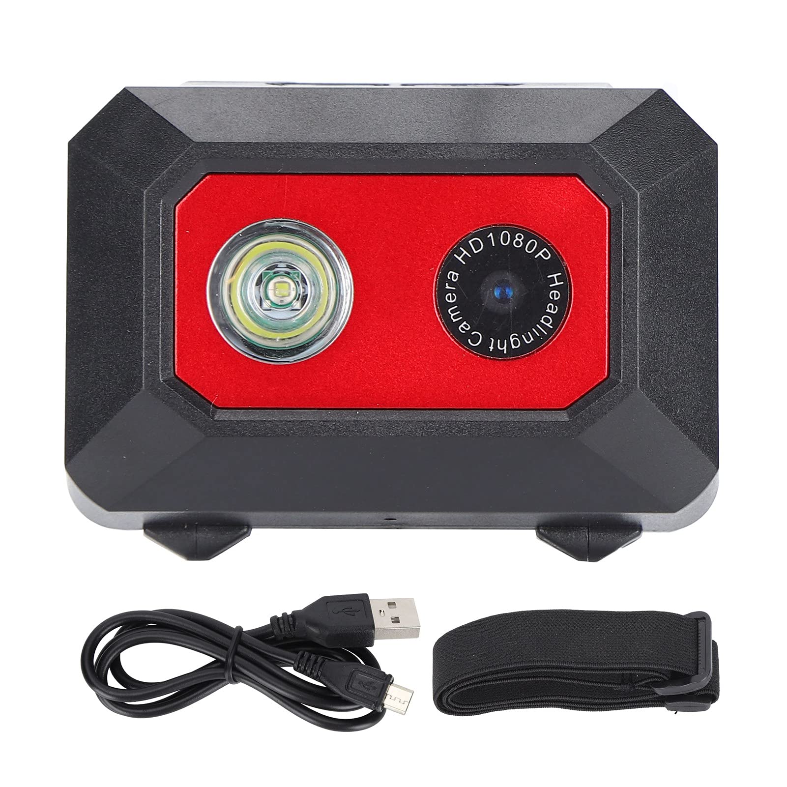 Topiky HD 1080P Mini Camera - Adjustable Anti-Skid Dual Function Compact Camera for Photography & Videography (Red) | Perfect for Vlogging, Travel Recording & Home Security Monitoring