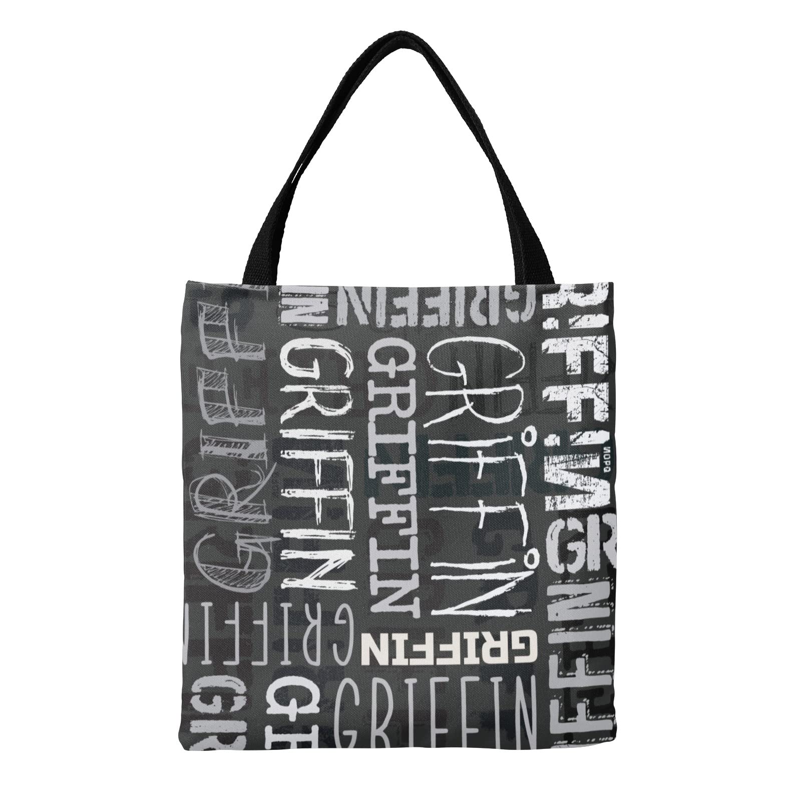 Custom Personalized Canvas Tote Bags for Women & Kids - Reusable Shopping Shoulder Bag with Name/Design - Perfect for Work, School, Grocery & Beach (Eco-Friendly Gift Idea)