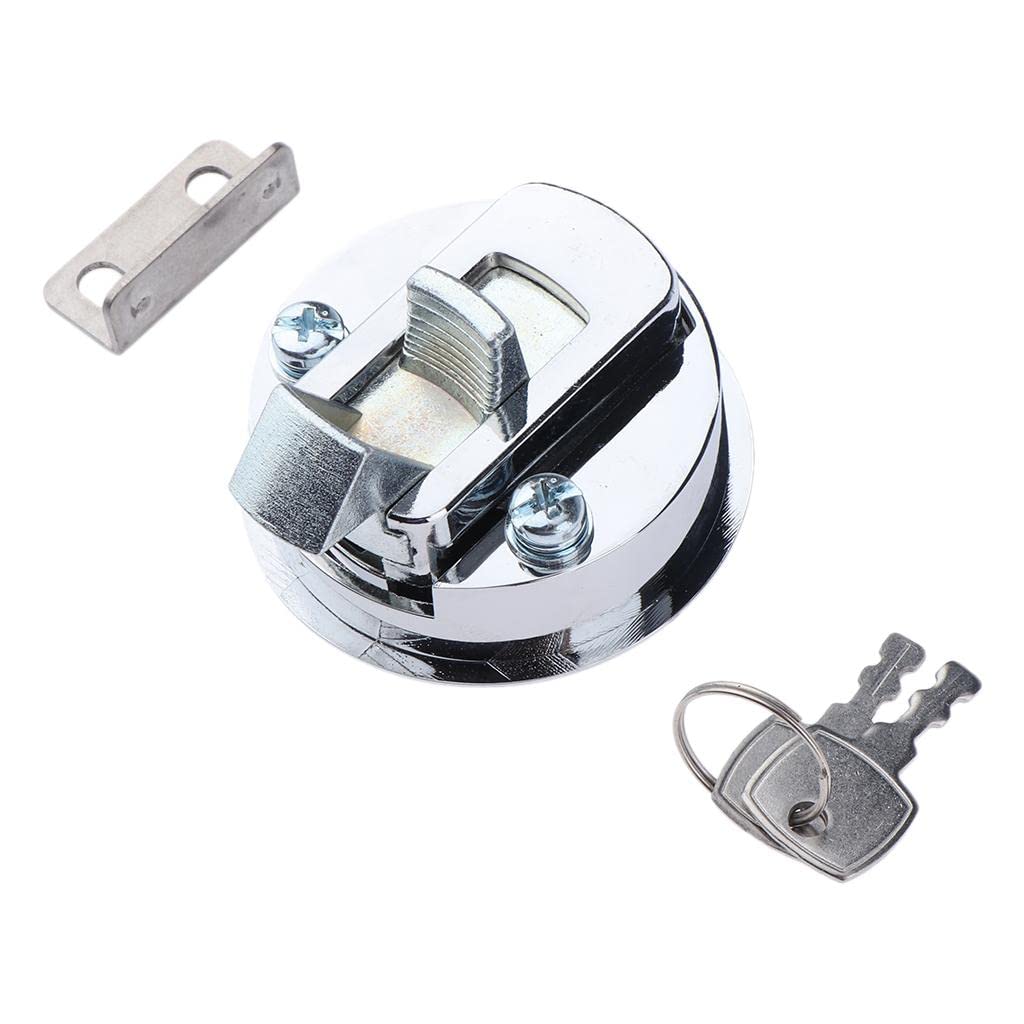 Almencla 2 Inch 50mm Marine Flush Pull Latches - 316 Stainless Steel Round Deck Hatch for Boat, RV & Yacht - Perfect for Cabinets, Hatches and Storage Compartments