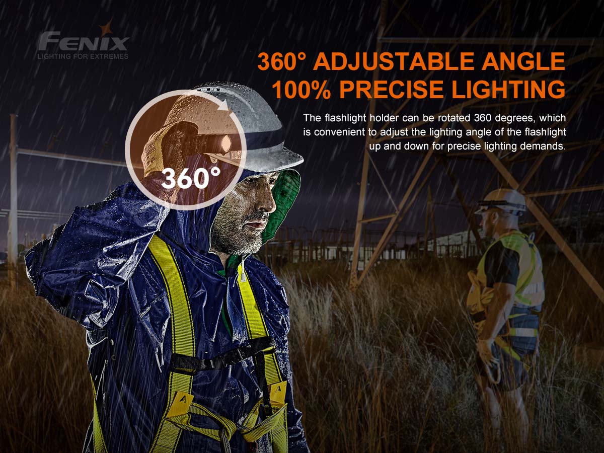 Fenix ALD 05 Helmet Flashlight Mount - Secure Hands-Free Headlamp Holder for Biking, Climbing & Night Work - Durable Helmet Light Attachment for Outdoor Adventures & Emergency Situations
