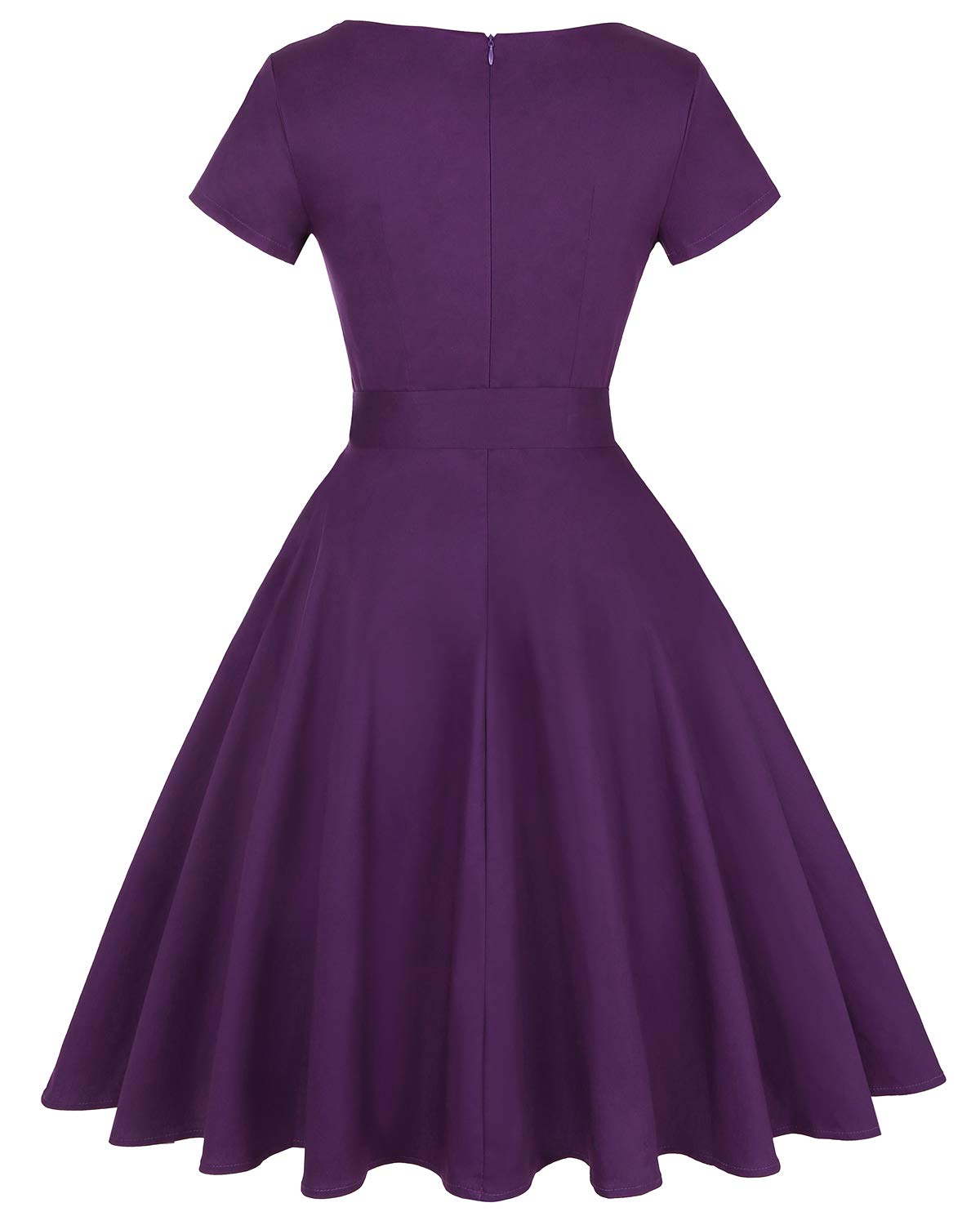 Vintage 1950s Rockabilly Swing Dress for Women - Retro Cocktail Party Prom Dress with Pockets | Perfect for Swing Dancing, Date Nights & 50s Themed Events