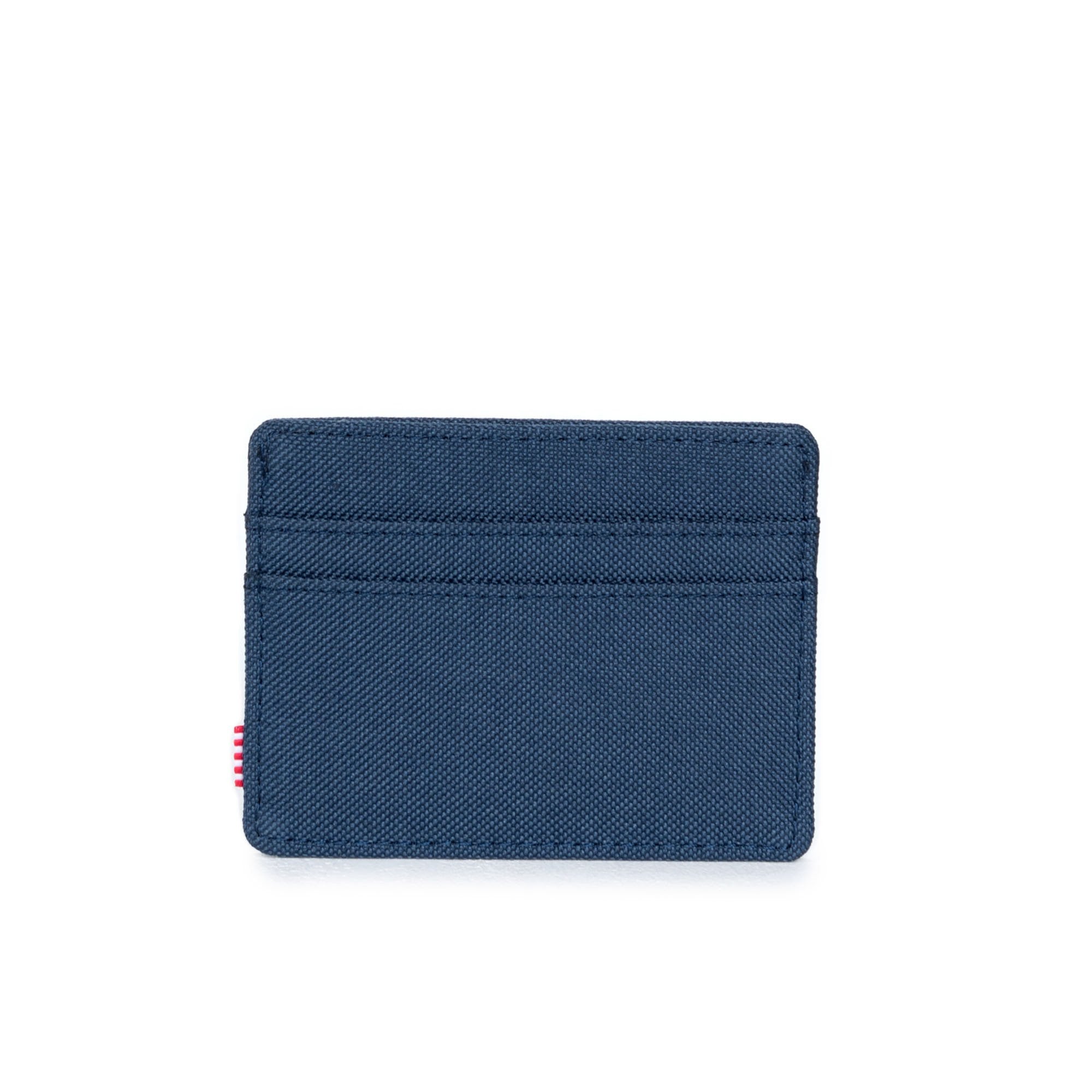Herschel Charlie Wallet for Men & Women - Slim RFID Blocking Bifold Wallet in Navy Blue - Perfect for Travel, Everyday Use & Gift Giving