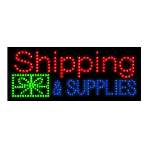 LED Dot Sign #20492 - Durable Shipping Supplies for Packages & Mail - Perfect for Warehouse, Logistics & Home Use