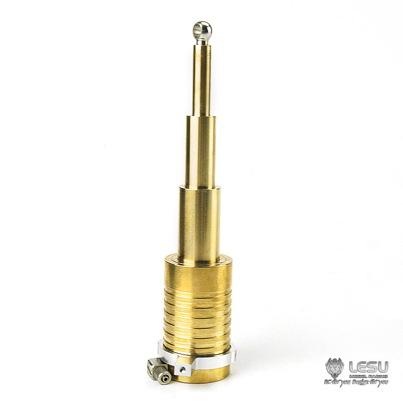 155MM/215MM LESU Brass Hydraulic Lift Cylinders with Brushless ESC Hydraulic Pump Motor Set - Compatible with 1/14 Scale RC TAMIYA Dump Truck Models | Heavy Duty Construction Vehicle Simulation & DIY RC Car Upgrades