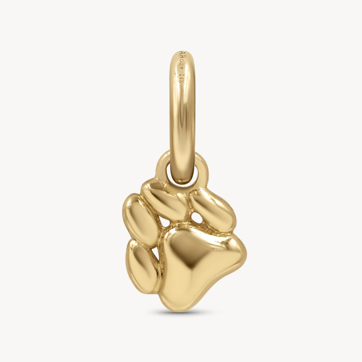 Mini Golden Dog Paw Charm - Cute Pet Jewelry for Dog Lovers - Perfect for Necklaces, Bracelets & Keychains