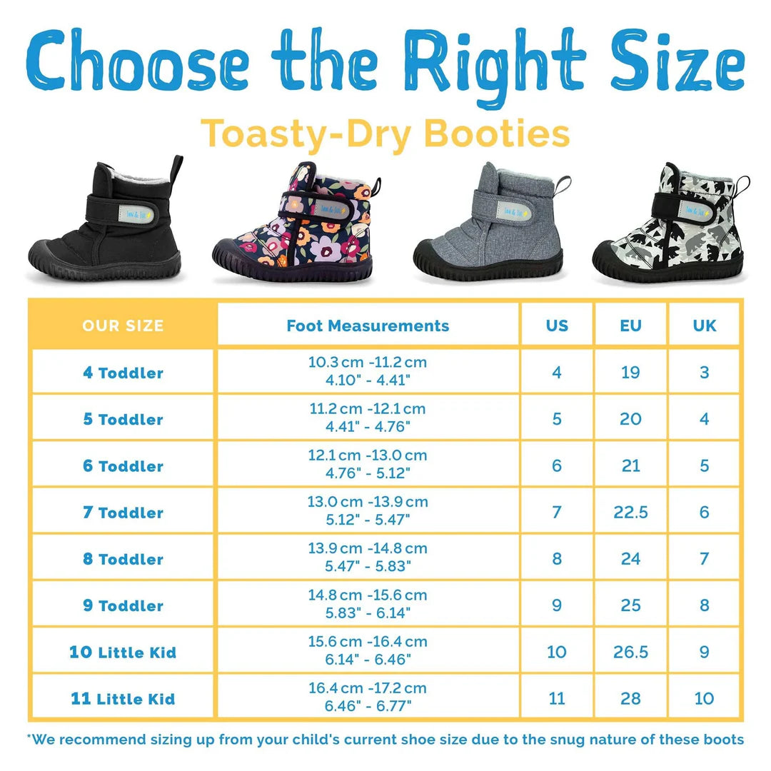 Jan & Jul Soft Brown Toasty Dry Booties - Waterproof Winter Boots for Toddlers & Kids - Perfect for Snow, Rain & Outdoor Adventures