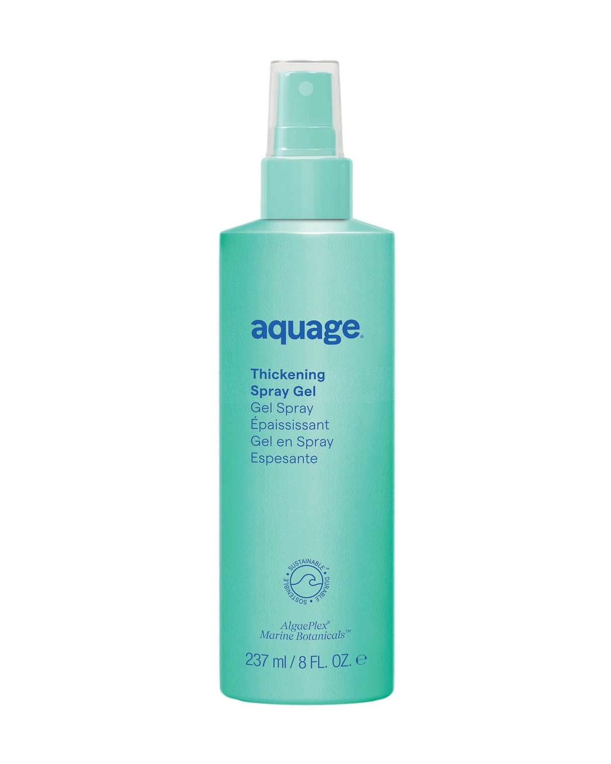 Aquage Thickening Spray Gel for Hair - 8 oz Volumizing & Texturizing Styling Product for Fine, Thin Hair - Perfect for Daily Use & Special Occasions