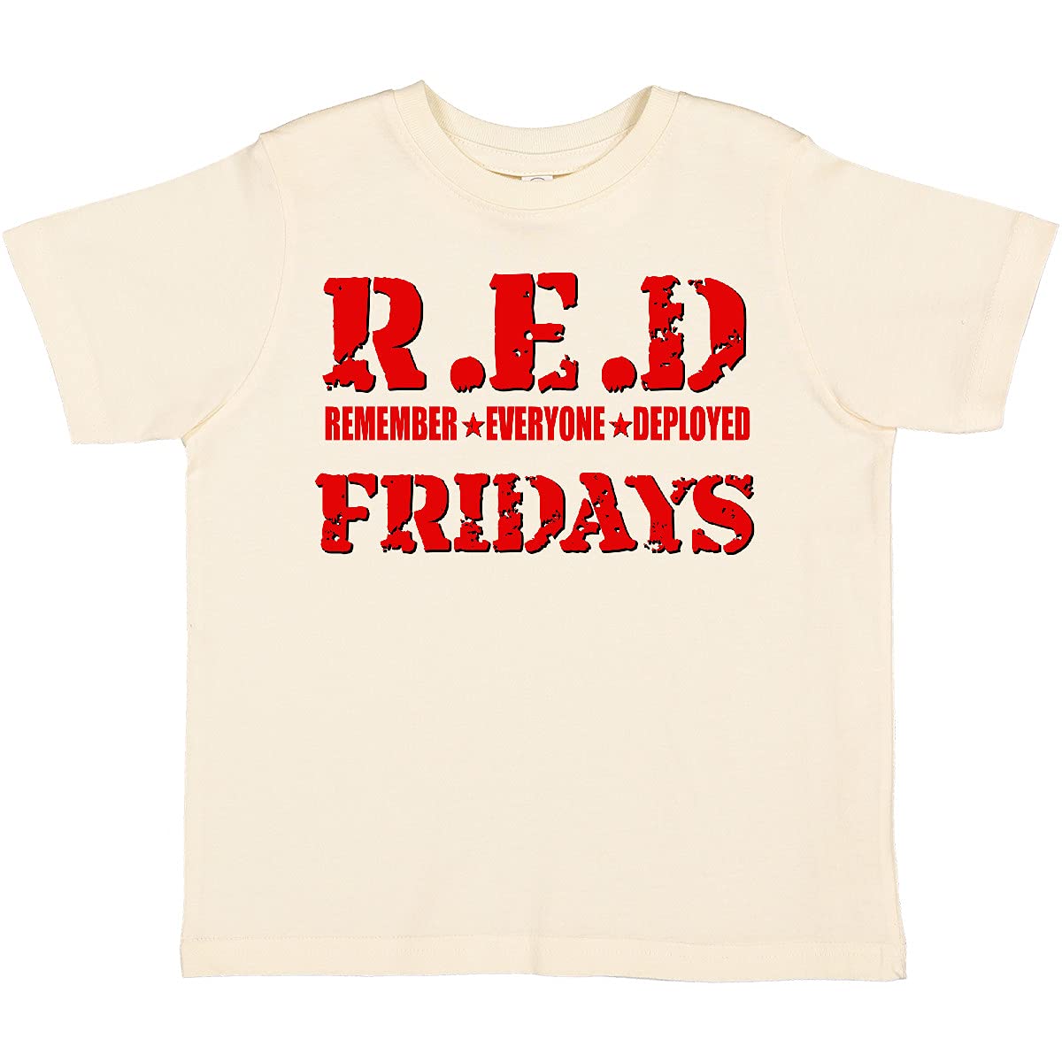 Inktastic Red Fridays Toddler T-Shirt - Patriotic Kids Apparel for School, Holidays & Family Events