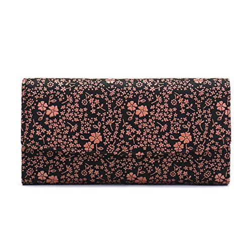 Black Deerskin x Pink Lacquer American Blue Pattern 2310-51-166