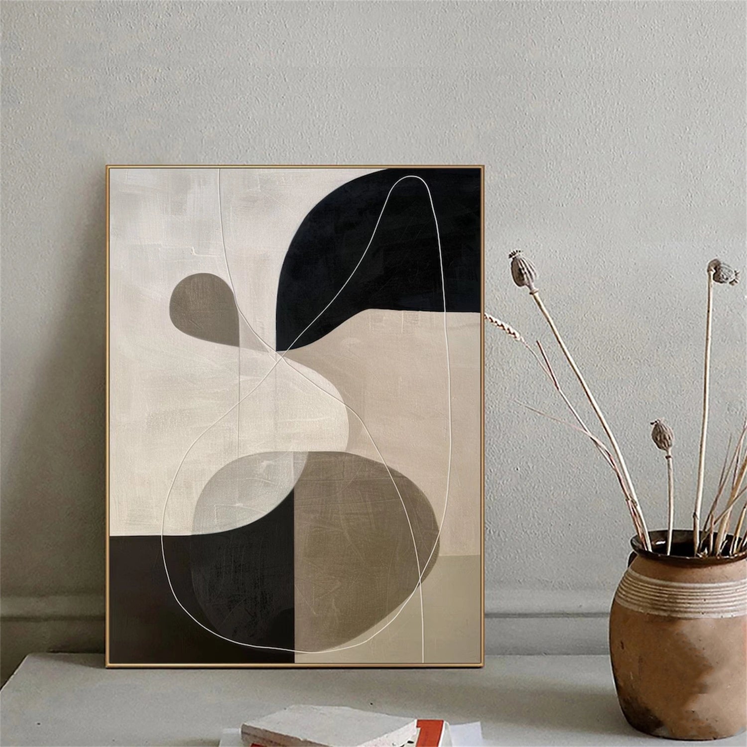 Custom Size Abstract Wall Art Painting #AB 282 - Modern Home Decor for Living Room, Bedroom & Office